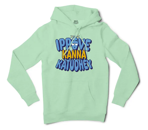 Ippove Kanna Katudhey Men/Unisex Hoodie in Mint Color