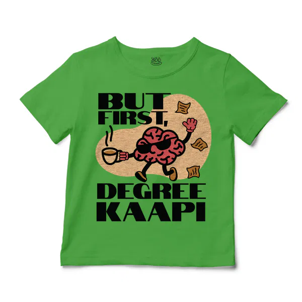 But First Degree Kaapi Unisex Toddler T-Shirt in Apple Color