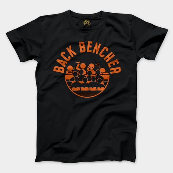 Back Bencher Men/Unisex T-Shirt in Black Color