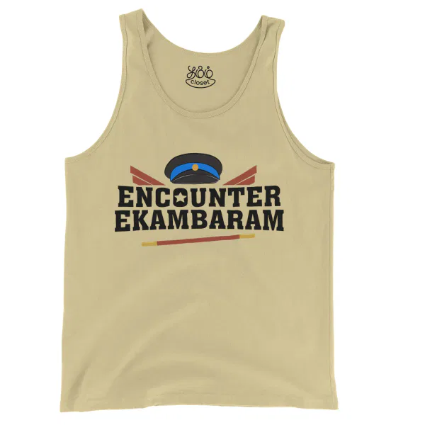 Encounter Ekambaram Men/Unisex Tank Top in Butter Color