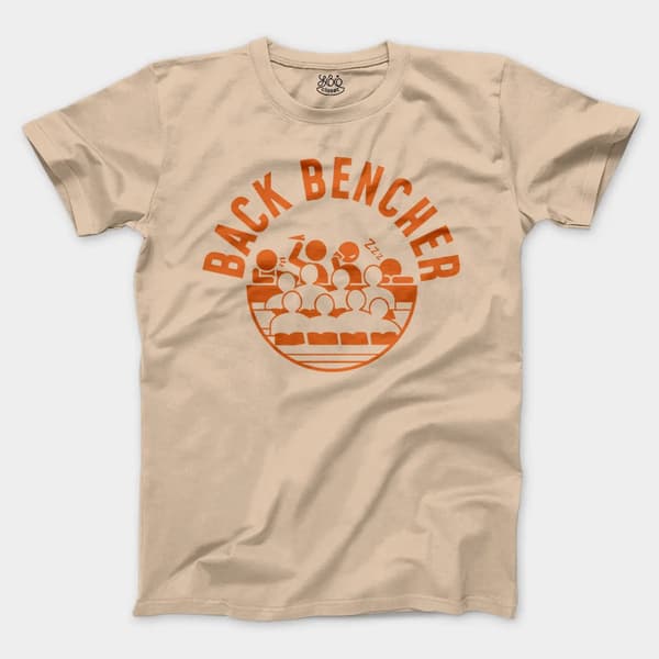 Back Bencher Men/Unisex T-Shirt in Natural Color