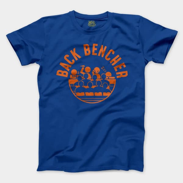 Back Bencher Men/Unisex T-Shirt in Royal Color