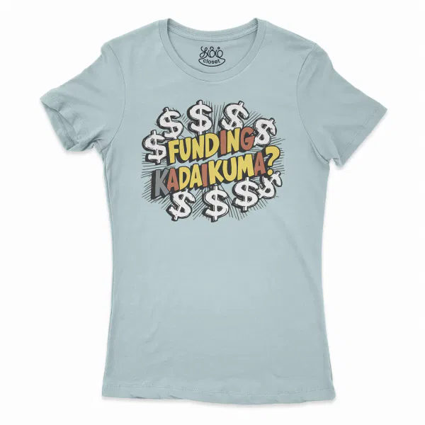 Funding Kadaikuma Women’s T-Shirt in Solid Light Blue Color