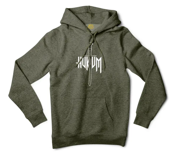 Hukum Men/Unisex Hoodie in Army Heather Color