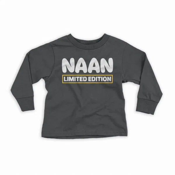Naan Limited Edition Youth Unisex Sweatshirt in Black Color