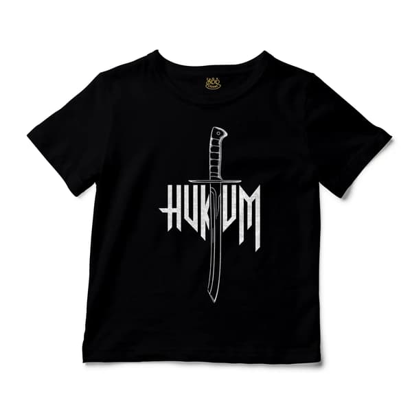 Hukum Unisex Toddler T-Shirt in Black Color