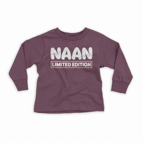 Naan Limited Edition Youth Unisex Sweatshirt in Maroon Color