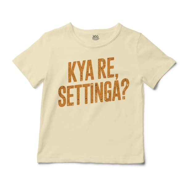 Kya Re, Settinga Unisex Toddler T-Shirt in Natural Color