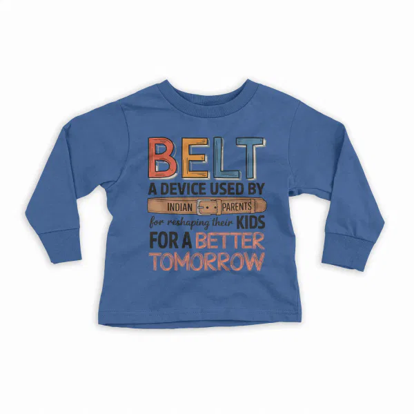 Belt A Device Heavy Blend™ Youth Sweatshirt in Royal Color