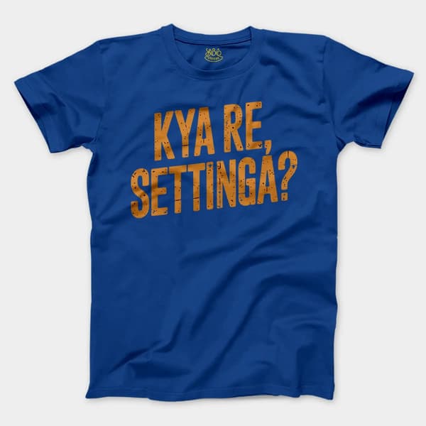 Kya Re, Settinga Men/Unisex T-Shirt in Royal Color