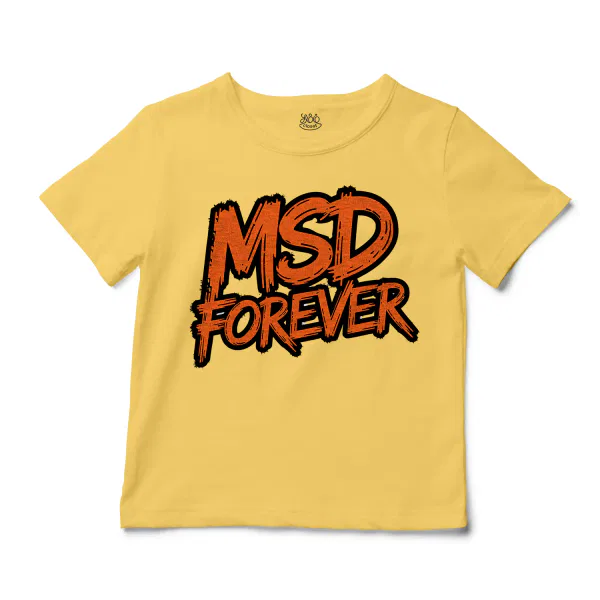 Msd Forever Unisex Toddler T-Shirt in Butter Color