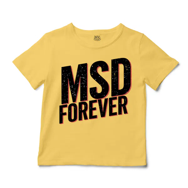 Msd Forever Unisex Toddler T-Shirt in Butter Color