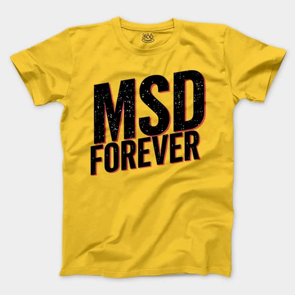 Msd Forever Men/Unisex T-Shirt in Daisy Color