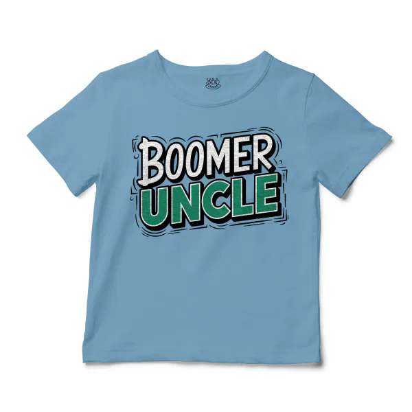 Boomer Uncle Unisex Toddler T-Shirt in Light Blue Color