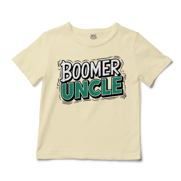 Boomer Uncle Unisex Toddler T-Shirt in Natural Color