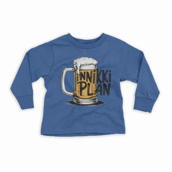 Inniki Plan - Beer Youth Unisex Sweatshirt in Royal Color