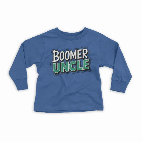 Boomer Uncle Youth Unisex Sweatshirt in Royal Color