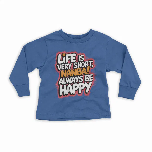 Life Is Very Short Nanba Youth Unisex Sweatshirt in Royal Color