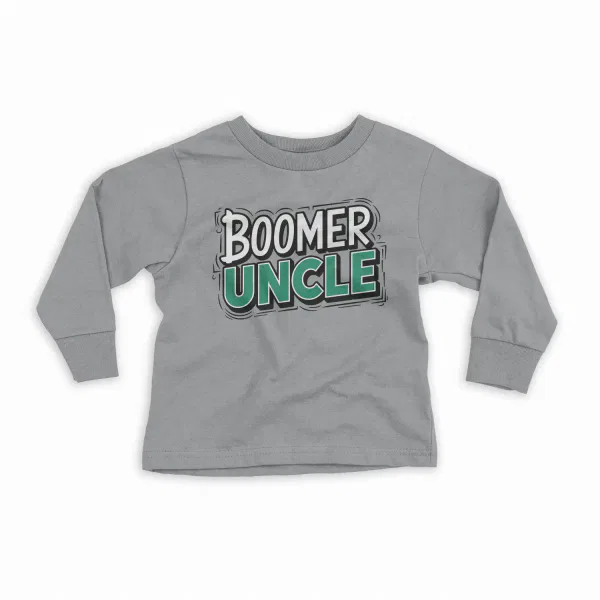 Boomer Uncle Youth Unisex Sweatshirt in Sport Grey Color