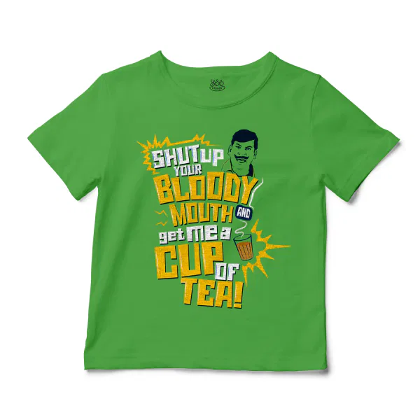 Shut Up Your Bloody Mouth Unisex Toddler T-Shirt in Apple Color