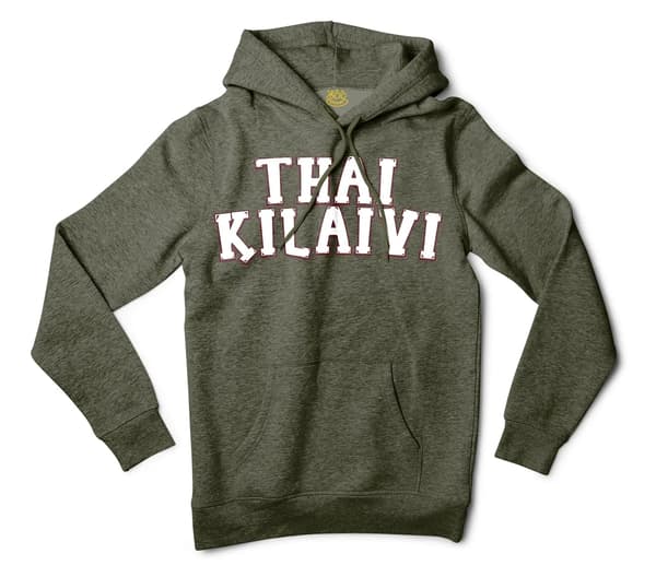Thai Kilaivi Men/Unisex Hoodie in Army Heather Color