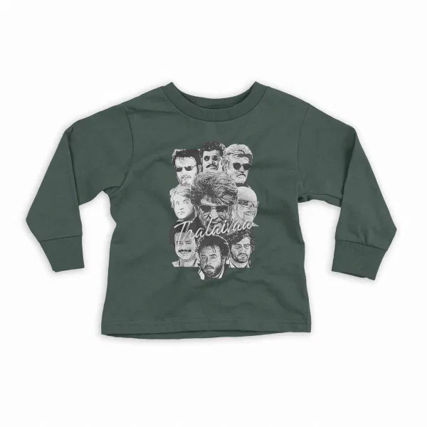 Thalaivaa Avatars Youth Unisex Sweatshirt in Forest Green Color
