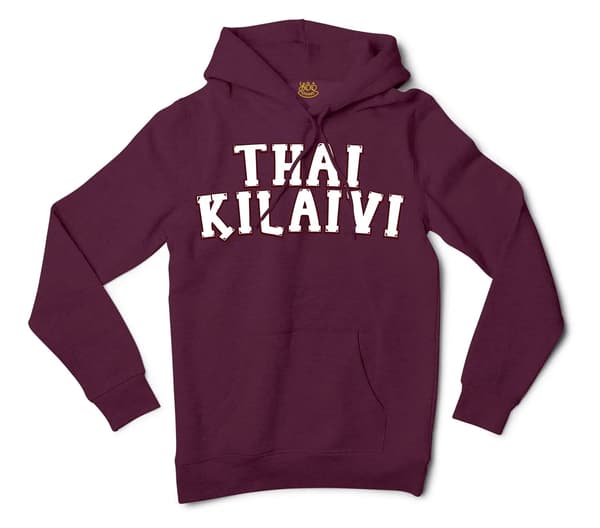 Thai Kilaivi Men/Unisex Hoodie in Maroon Color