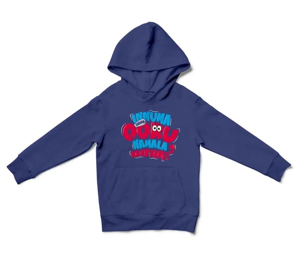 Innuma Indha Ooru Namala Nambudhu Unisex Youth Hoodie in Purple Color