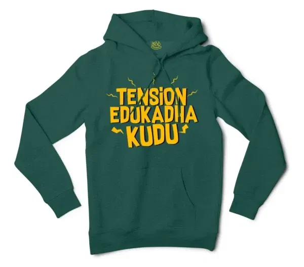 Tension Edukadha Kudu Men/Unisex Hoodie in Alpine Green Color