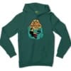 Vela Soliye Kolrangaiya Men/Unisex Hoodie in Alpine Green Color