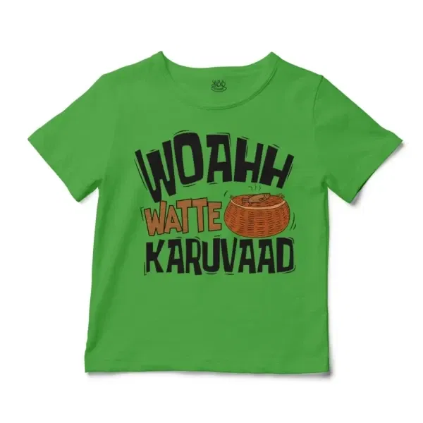 Woahh!! Watte Karuvaad Unisex Toddler T-Shirt in Apple Color