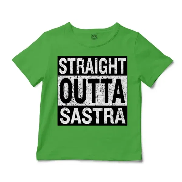 Straight Outta Sastra Unisex Toddler T-Shirt in Apple Color