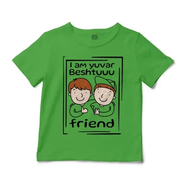 Iam Yuvar Best Friend Unisex Toddler T-Shirt in Apple Color