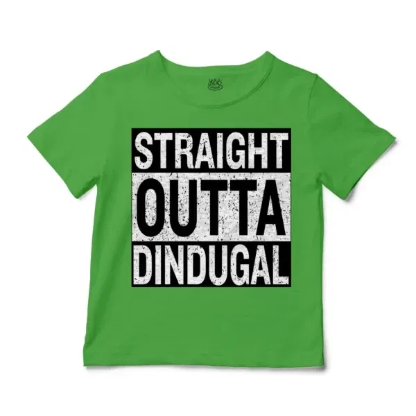 Straight Outta Dindugal Unisex Toddler T-Shirt in Apple Color