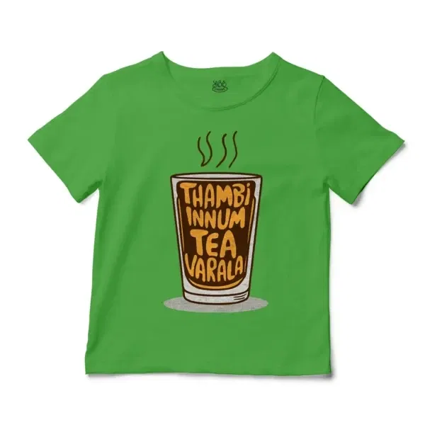 Thambi Innum Tea Varala Unisex Toddler T-Shirt in Apple Color