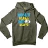 Namakku Therinja Orey Luv, Eluvvu Men/Unisex Hoodie in Army Heather Color