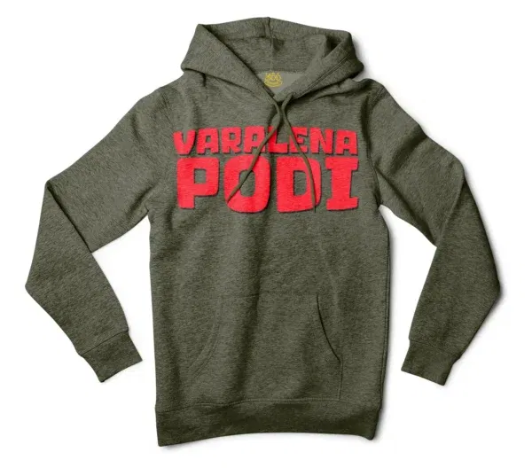 Varalena Podi Men/Unisex Hoodie in Army Heather Color