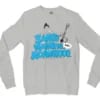 Sangi Mangiiiii….. Adangoooo Men/Unisex Long Sleeve Sweatshirt in Ash Color