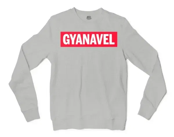 Gyanavel Men/Unisex Long Sleeve T-Shirt in Ash Color