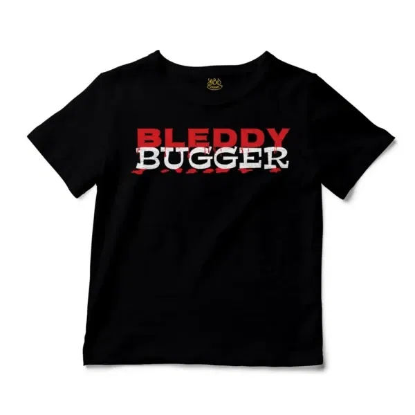 Bleddy Bugger Unisex Toddler T-Shirt in Black Color