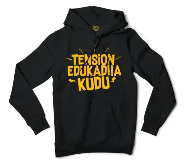 Tension Edukadha Kudu Men/Unisex Hoodie in Black Color