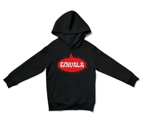 Goiyala Unisex Youth Hoodie in Black Color