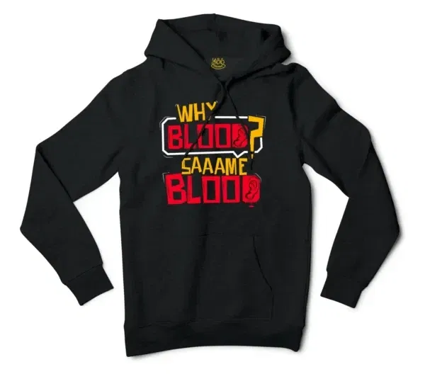 Why Blood Same Blood Men/Unisex Hoodie in Black Color