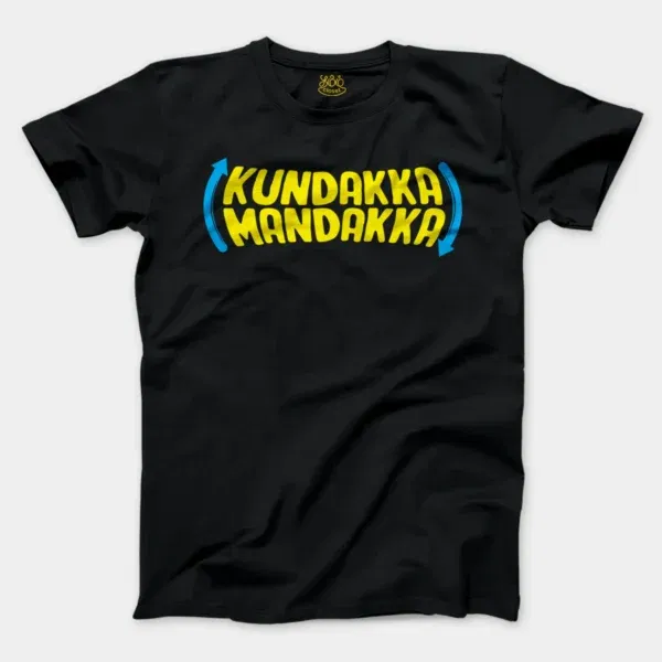 Kundakka Mandakka Men/Unisex T-Shirt in Black Color