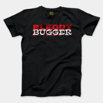 Bleddy Bugger Men/Unisex T-Shirt in Black Color