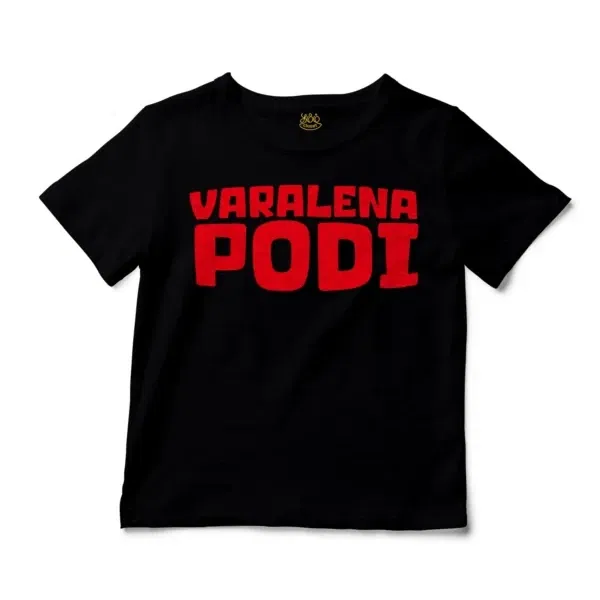 Varalena Podi Unisex Toddler T-Shirt in Black Color