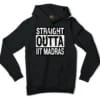 Straight Outta Iit Madras Men/Unisex Hoodie in Black Color