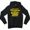 Neengala Tholanju Poorengala Illa Naane Drop Pannatta Men/Unisex Hoodie in Black Color