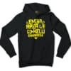 Enga Area La Pei Kelu Ennapathi Men/Unisex Hoodie in Black Color