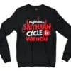 Rightuuu.. Saithaan Cycle La Varudhu Men/Unisex Long Sleeve T-Shirt in Black Color